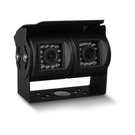 MONGOOSE MC420B Dual Cameras Black - 2 Cameras in One Mounting Bracket System