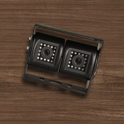 MONGOOSE MC420B Dual Cameras Black - 2 Cameras in One Mounting Bracket System