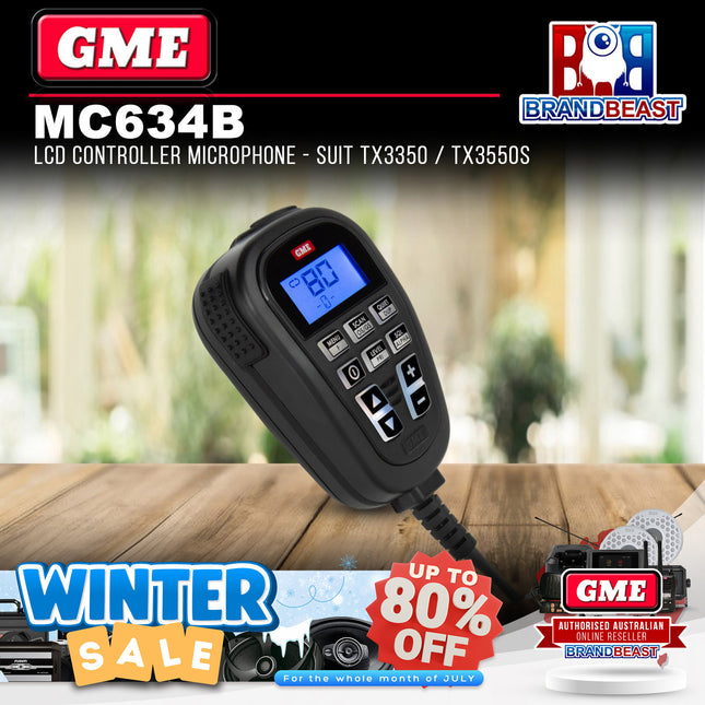 GME MC634B LCD Microphone with Soundpath Speaker