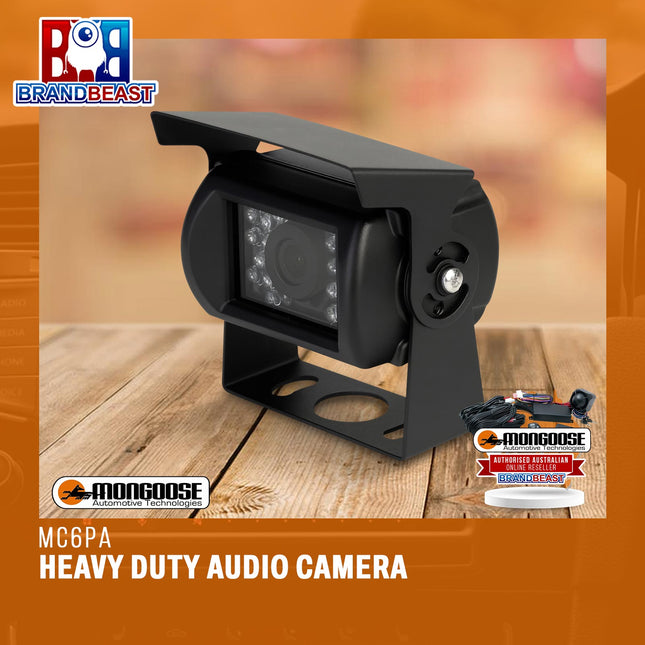 Mongoose MC6NA/PA Heavy Duty Audio Camera