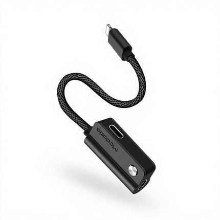 MCDODO MCA-4701 Lightning to Dual Lightning Adaptor – Charge & Listen Simultaneously
