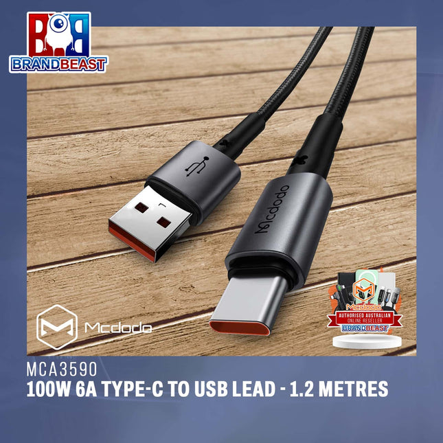 McDodo MCA3590 100W 6A Type-C To USB Lead - 1.2 Metres