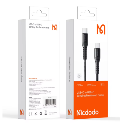 MCDODO MCA-5642 USB-C to USB-C Budget Lead - 3M | 60W PD Fast Charging & Data Cable