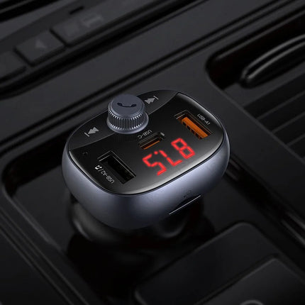 Mcdodo MCC5950 FM Transmitter 72W QC PD Fast Car Charger USB MicroSD