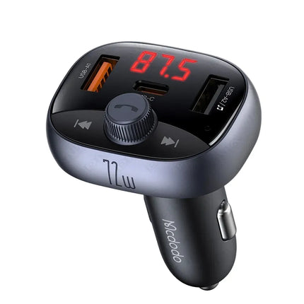 Mcdodo MCC5950 FM Transmitter 72W QC PD Fast Car Charger USB MicroSD