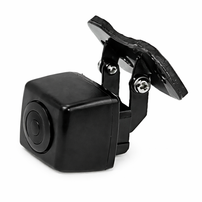 Mongoose MCD3 CVBS/1080P Adjustable Bracket Reverse Camera - Professional Selectable Format Reversing Camera with 160° Super Wide Angle, Universal Mounting Bracket, Distance Guidelines, and Legacy Monitor Compatibility