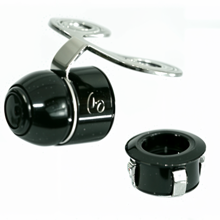 Mongoose MCD5 1080P/720P Dual-Mount Reverse Camera - Professional Selectable HD Reversing Camera with 160° Viewing Angle, Butterfly Bracket or Flush Mount Options, Parking Guidelines, and Universal Monitor Compatibility