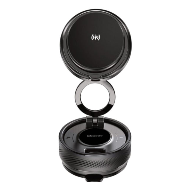 MCDODO MCH-8610 Vacuum Suction Dash-Mount Wireless Phone Charger Grey