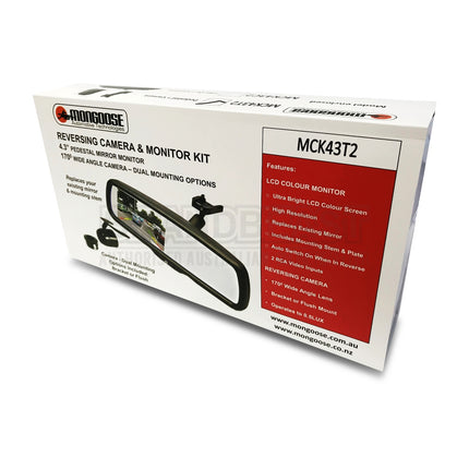 Mongoose MCK43T2 4.3" Monitor & Camera Kit