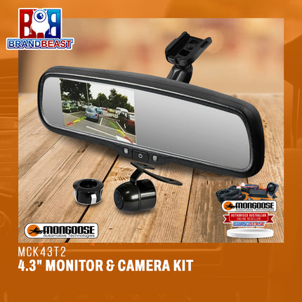 Mongoose MCK43T2 4.3" Monitor & Camera Kit