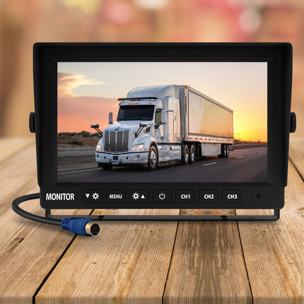 Mongoose MCK713A 7" AHD Monitor and Camera Kit Complete System