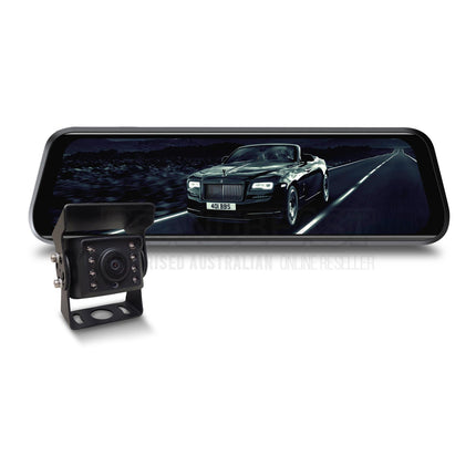 MONGOOSE MCM96P 9.6" FULL HD REPLACEMENT Mirror Monitor and Heavy Duty Camera Kit
