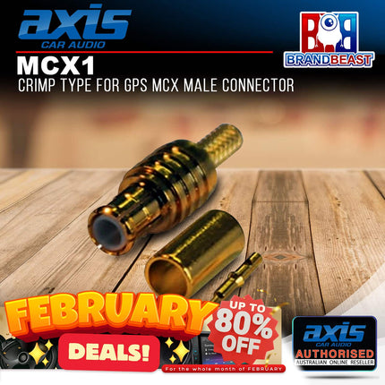 Axis MCX1 MCX Male Connector