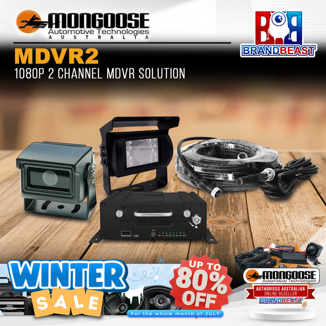 Mongoose MDVR 2 Channel Kit 1080p MDVR Solution