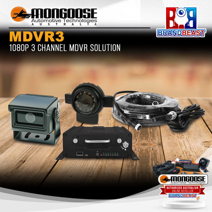 Mongoose MDVR 3 Channel Kit 1080p MDVR Solution