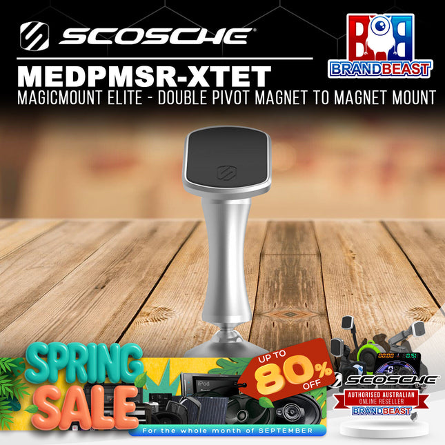 Scosche MEDPMSR-XTET MagicMount Elite - Double Pivot Magnet to Magnet Mount