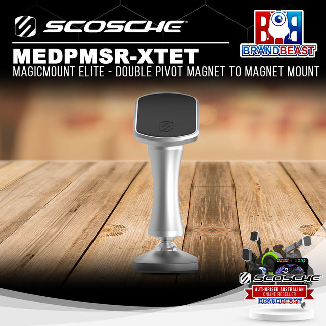 Scosche MEDPMSR-XTET MagicMount Elite - Double Pivot Magnet to Magnet Mount