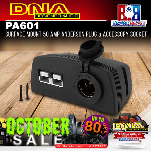 DNA PA601 Surface Mount 50 Amp Anderson Plug & Accessory Socket