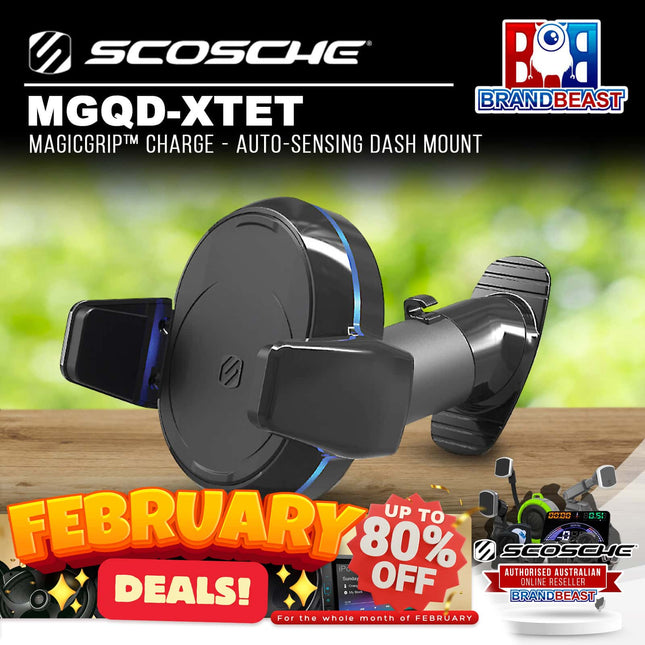 Scosche MGQD-XTET MagicGrip‚Ñ¢ Charge - Auto-Sensing Dash Mount