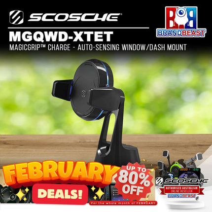 Scosche MGQWD-XTET MagicGrip‚Ñ¢ Charge - Auto-Sensing Window/Dash Mount