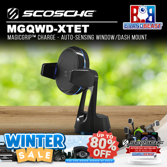 Scosche MGQWD-XTET MagicGrip™ Charge - Auto-Sensing Window/Dash Mount