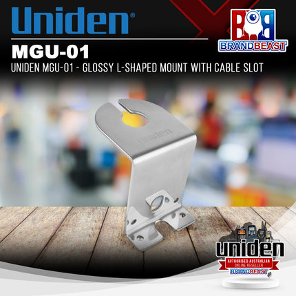 UNIDEN MGU-01 - Glossy L-Shaped Mount with Cable Slot