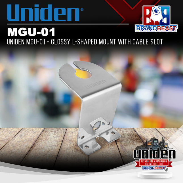 UNIDEN MGU-01 - Glossy L-Shaped Mount with Cable Slot