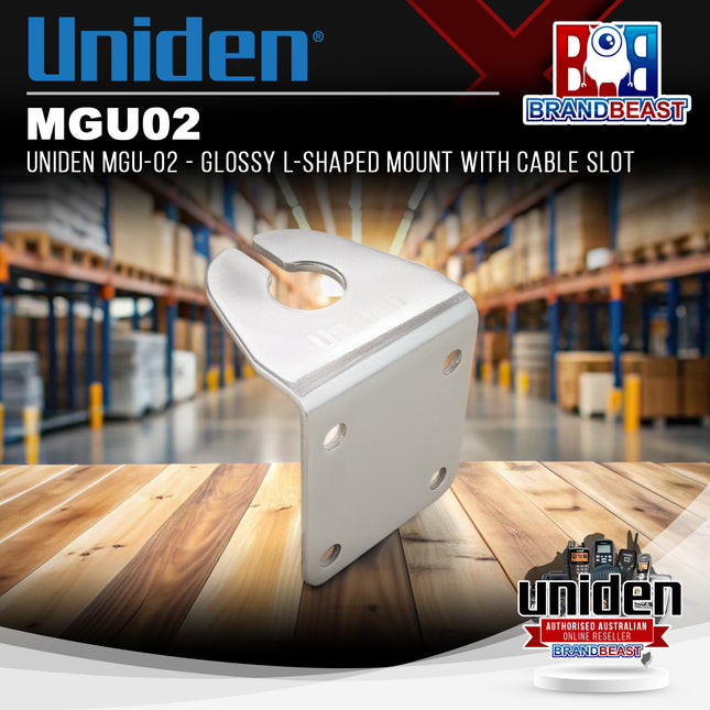 UNIDEN MGU-02 - Glossy L-Shaped Mount with Cable Slot