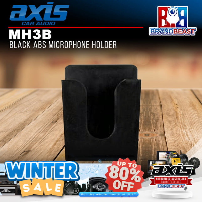 Axis MH3B Black ABS Microphone Holder