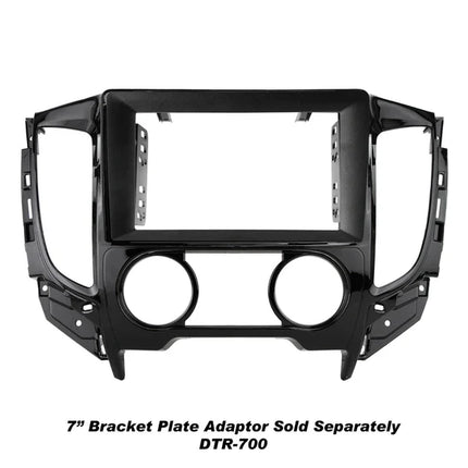 DNA Audio MIT-K2061C-9 9 Inch Fascia Panel To Suit Mitsubishi Triton 2016-2018 MQ (Manual AC) - Professional Head Unit Upgrade