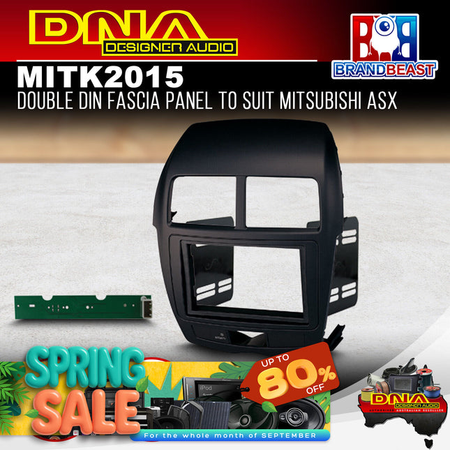 DNA MIT-K2015 Double DIN Fascia Panel To Suit Mitsubishi ASX