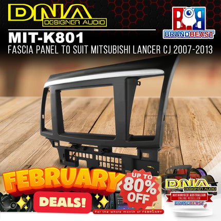 DNA MIT-K801 Fascia Panel To Suit Mitsubishi Lancer CJ 2007-2013