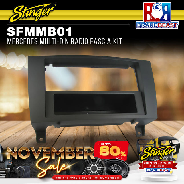 Stinger SFMMB01 Mercedes Multi-DIN Radio Fascia Kit