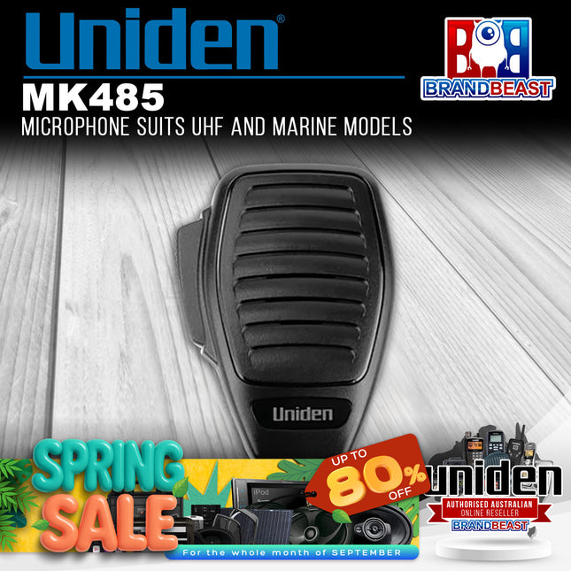 Uniden MK485 Microphone Suit UHF & Marine Models