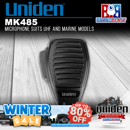 Uniden MK485 Microphone Suit UHF & Marine Models