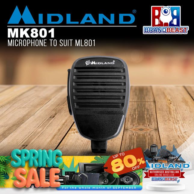 Midland MK801 Microphone to Suit ML801