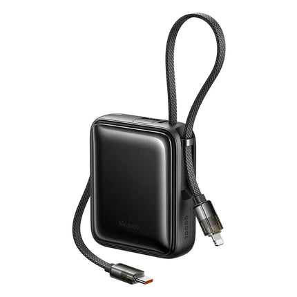 Mcdodo MMC2550 10000mAh Mini Power Bank Built-In USB-C Lightning