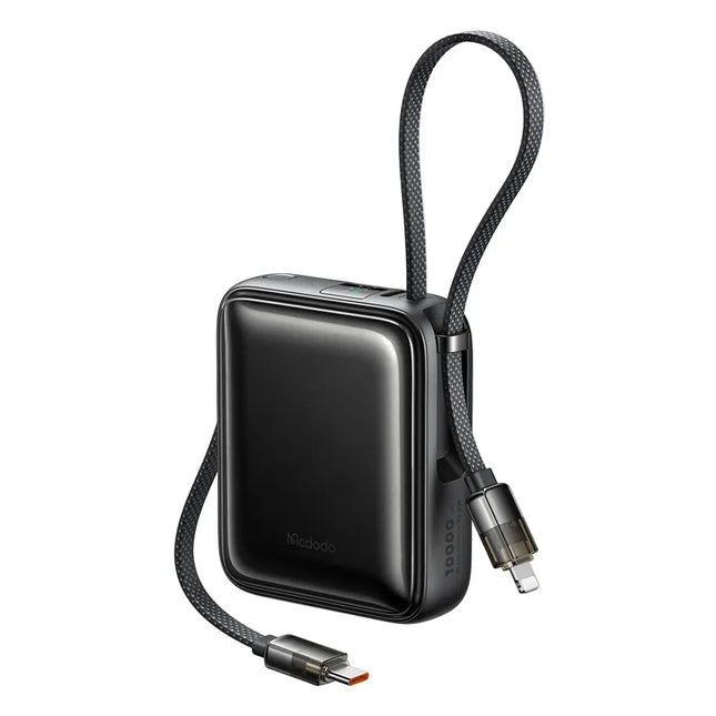MCDODO MMC2550 10000mAh Mini Power Bank Built-In USB-C Lightning