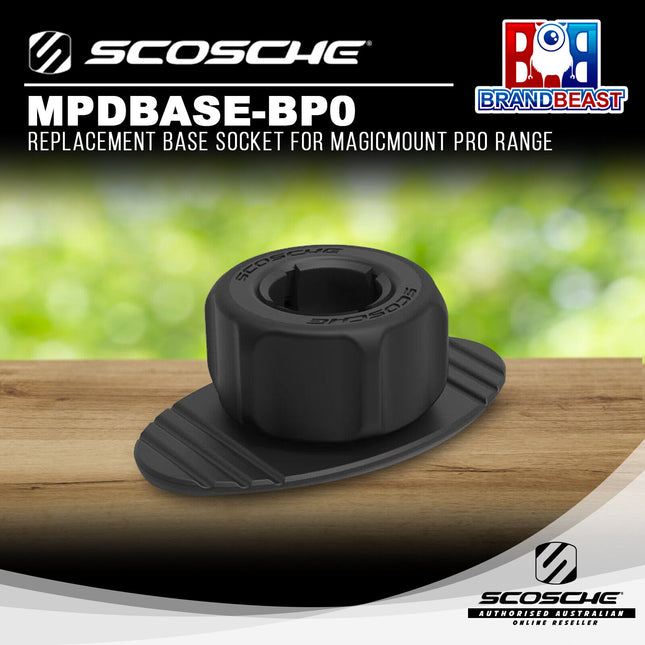 Scosche MPDBASE-BP0 Replacement Base Socket for MagicMount Pro Range