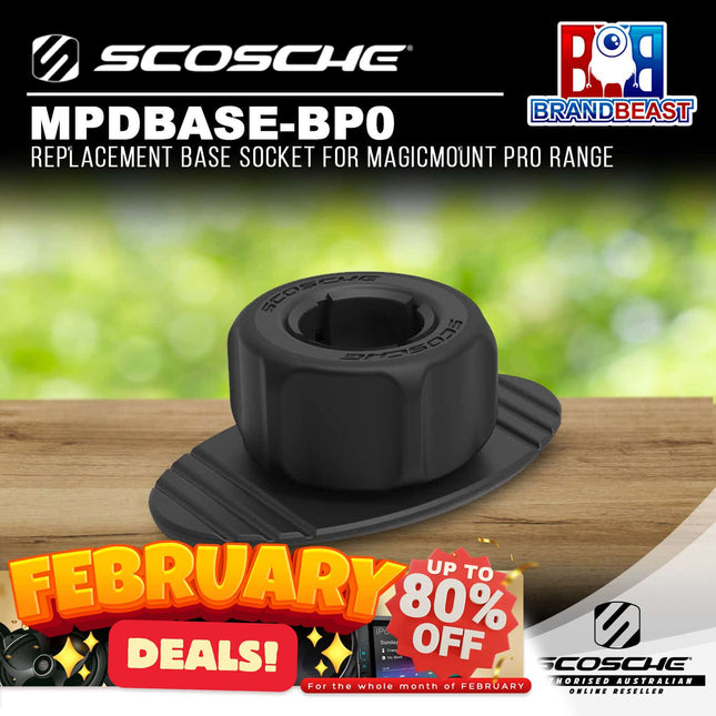 Scosche MPDBASE-BP0 Replacement Base Socket for MagicMount Pro Range