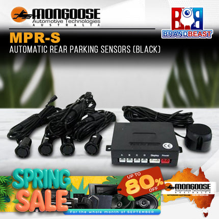 Mongoose MPR-S Automatic Rear Parking Sensors (Black)