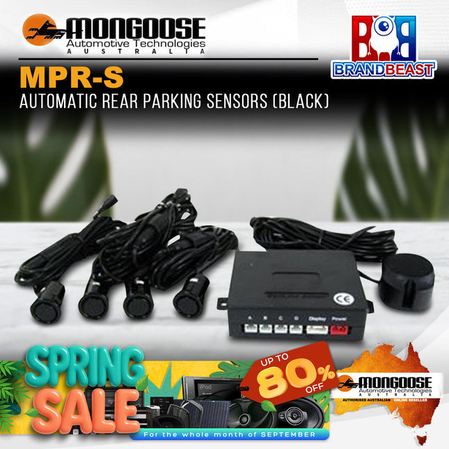 Mongoose MPR-S Automatic Rear Parking Sensors (Black)