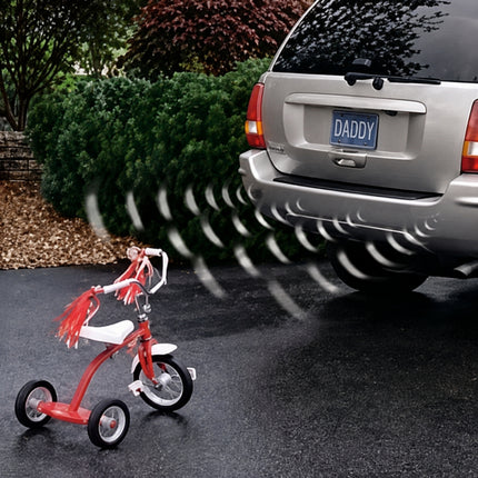 Mongoose MPRSWB-D Wireless Rear Parking Sensor Kit with Colourful LCD Display - Black