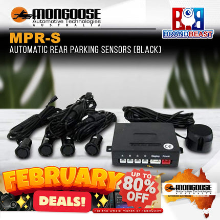 Mongoose MPR-S Automatic Rear Parking Sensors (Black)