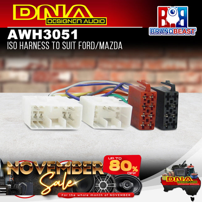 DNA AWH3051 ISO Harness to Suit Ford EF-EL/Mazda