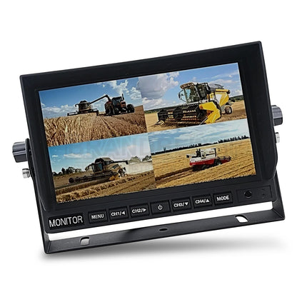 Mongoose MQ74A 7" AHD 1080P Quad Monitor with 4 Camera Input