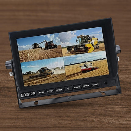 Mongoose MQ74A 7" AHD 1080P Quad Monitor with 4 Camera Input