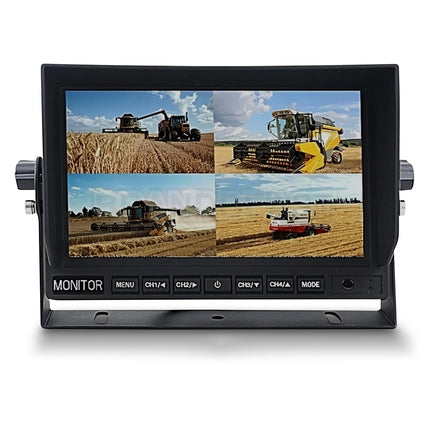 Mongoose MQ94A 9" AHD 1080P Quad Monitor with 4 Camera Input