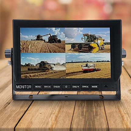 Mongoose MQ94A 9" AHD 1080P Quad Monitor with 4 Camera Input