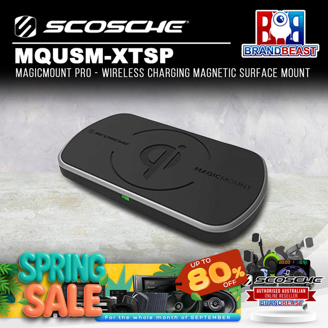 Scosche MQUSM-XTSP MagicMount Pro - Wireless Charging Magnetic Surface Mount